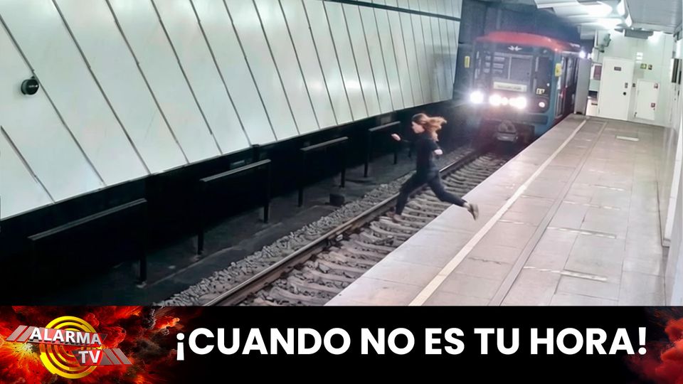 Milagro en las Vías: Mujer Sobrevive Tras Lanzarse Frente al Tren ...