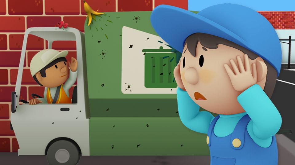 Gus's Garbage Truck Kartoon Channel