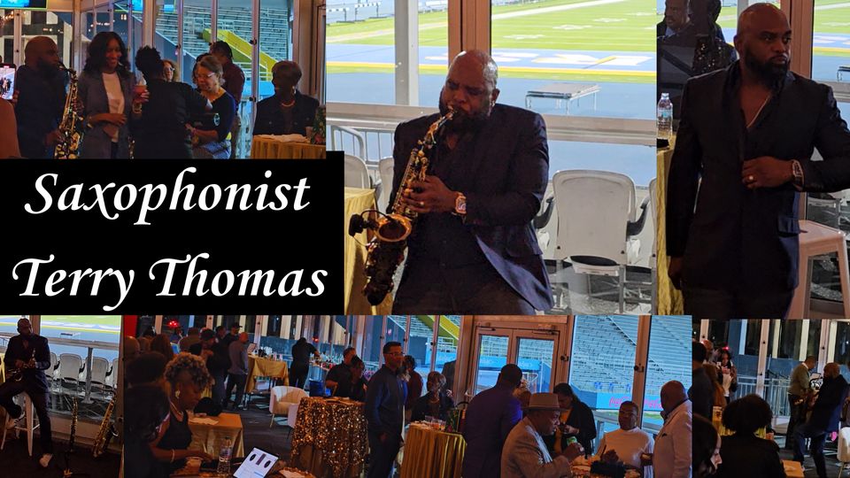 Saxophonist Terry Thomas